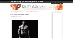 Desktop Screenshot of bodybuilding.neversleep.it